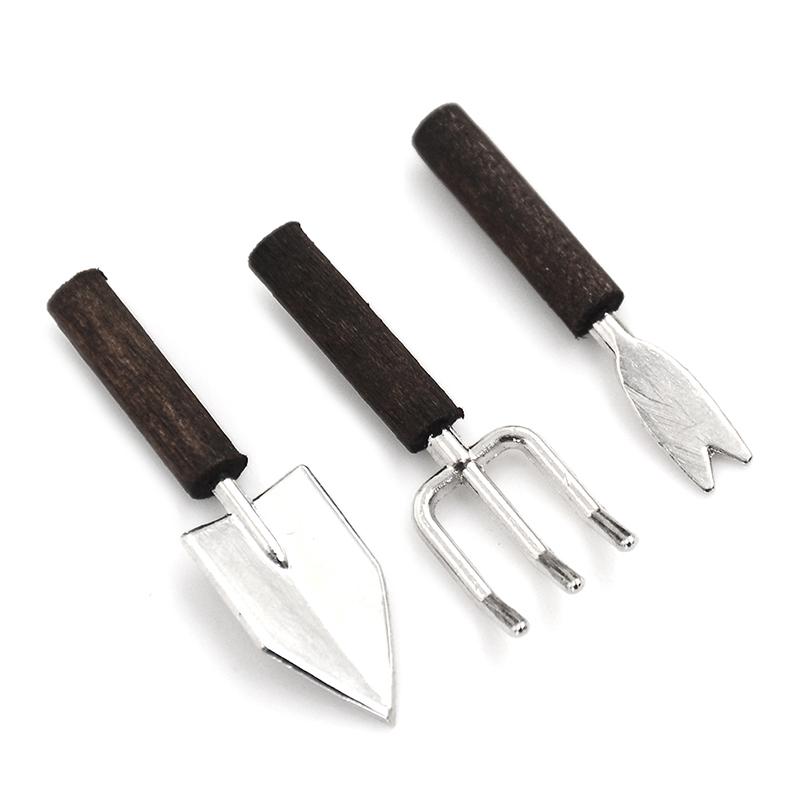 1:12 Dollhouse Miniature Toy 3 Pieces Of Tools