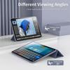 Coque + Verre Trempé - iPad - 11" (A16) - Protection Antichoc - Violet - Support Veille-Réveil