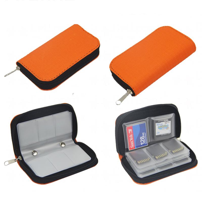 Memory Card Storage Bag Carrying Case Holder 22 Slots For CF/SD/Micro SD/SDHC/MS/DS Game Collect Bag Accessories Memory Card Box