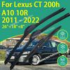 Ștergătoare cu Strat de Silicon Față Spate pentru CT 200h A10 10R 2011 - 2022 Accesorii Lame Ștergătoare Parbriz Mașină 2013