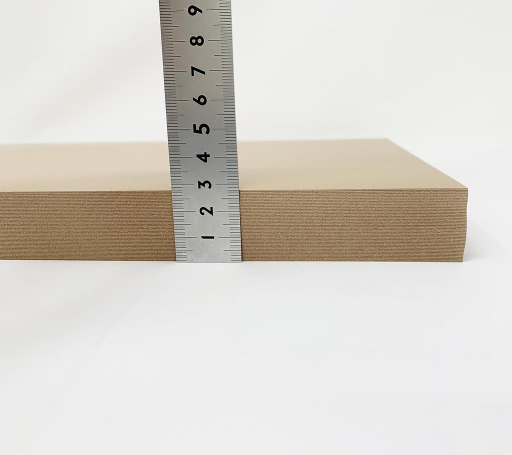 Kraft Paper Vertical A3 Size 320 X 440mm Forest Recycled Paper (approx. 0.53mm Thick), 400g/m², Grain, (slightly Larger) (50 Sheets), Certified, 100%