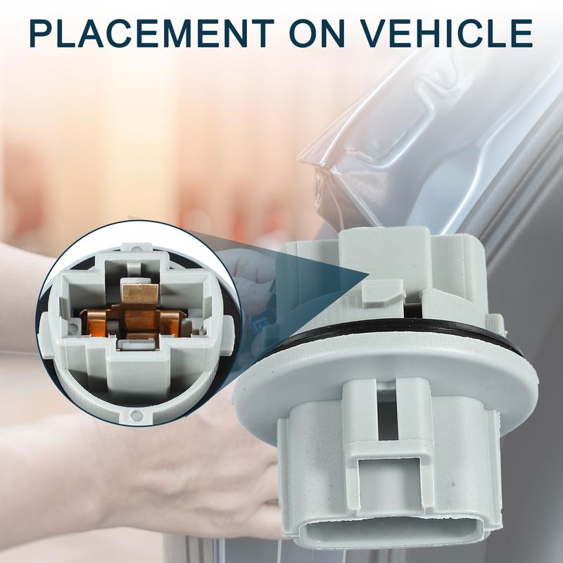 X Autohaux 4 Pcs Front Turn Signal Tail Light Socket for Toyota Tacoma No.9007560060