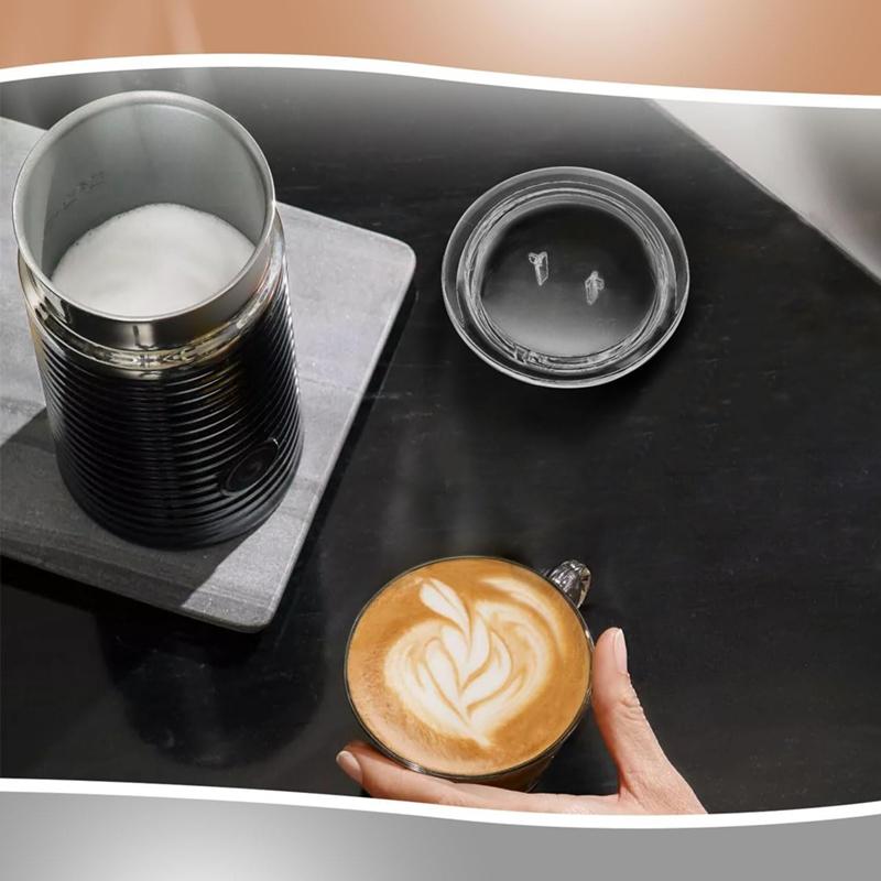 Milk Frother Lid Cover & Seal Replacement Parts for Nespresso Aeroccino 3 3R 3593 & 3594 Milk Frother Machines