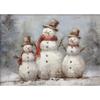 Vintage Christmas Metal Wall Decoration, Holiday Sticker Sign