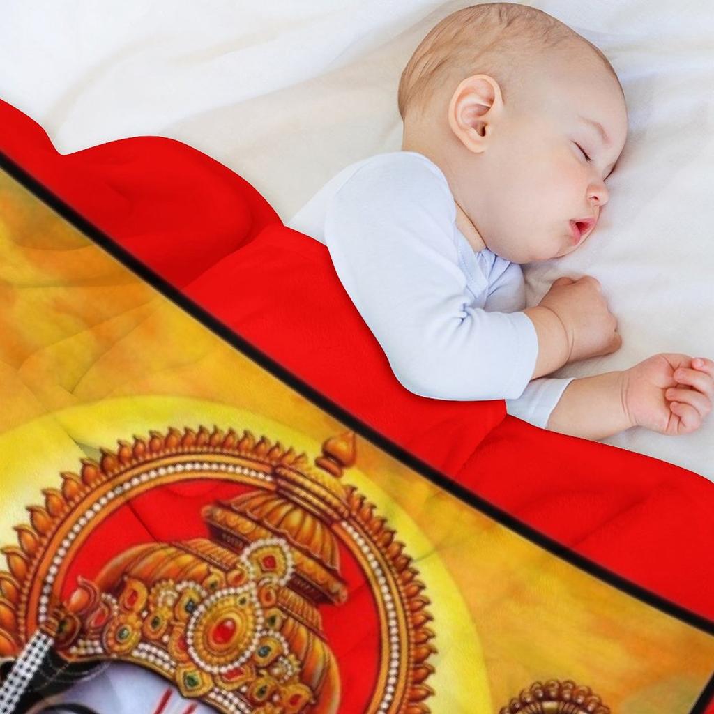 Hindu Lord Rama Goddess Print Throw Blanket Quilt Luxury Throw Decoratives funny gift Blankets