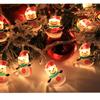Christmas Light Strings Snowman Santa Christmas Tree Ornaments Festive Window Dressing Lights Warm