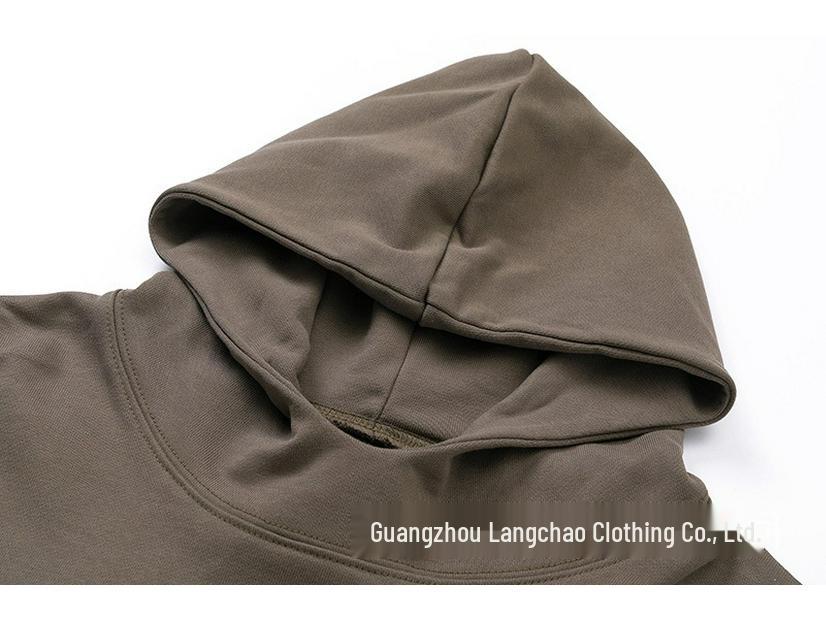 INS HYPE FIVE Kanye West Style Double-Layer Hooded Sweatshirt with Pigeon Print and Cotton Padding