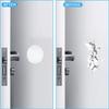 6Pcs/set  Door Knob Wall Shield Clear Soft Rubber Door Stopper Door Handle Bumper Mute Stickers Wall Protector Muffler Pad Protective Plug