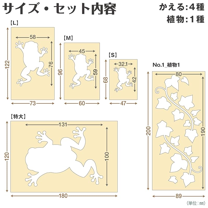 Joe Hoku [Paper stencil] Frog set (Amazon limited set)