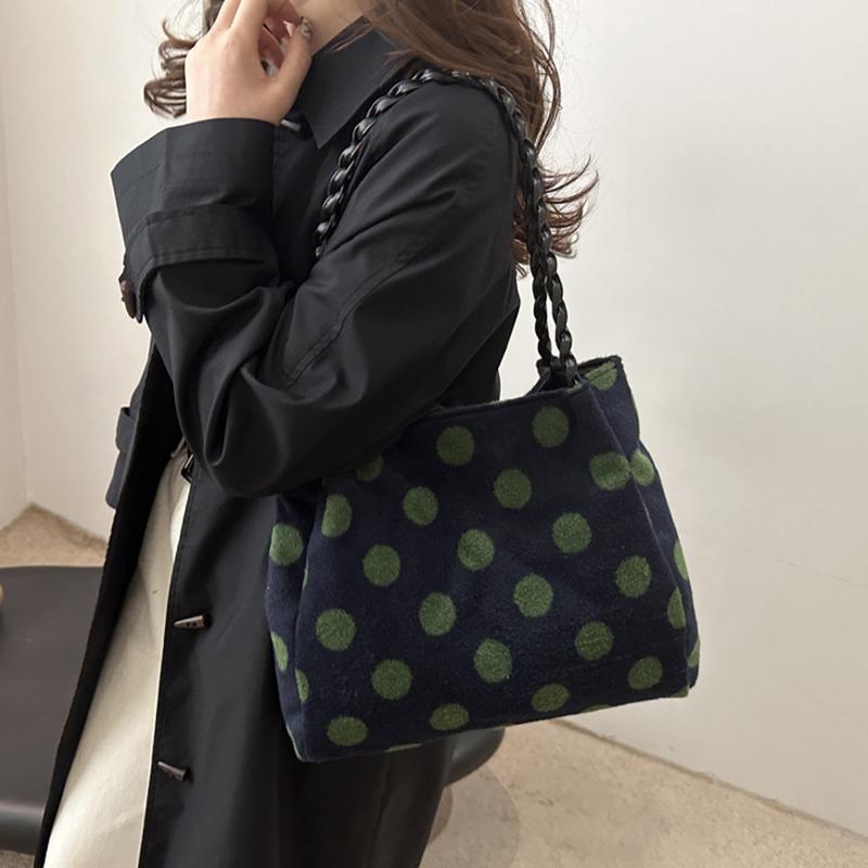 Retro Suede Tote Bags for Women Shoulder Bags Large Capacity Armpit Bag Shopping Bag Class Bags for Girl Designer Bag