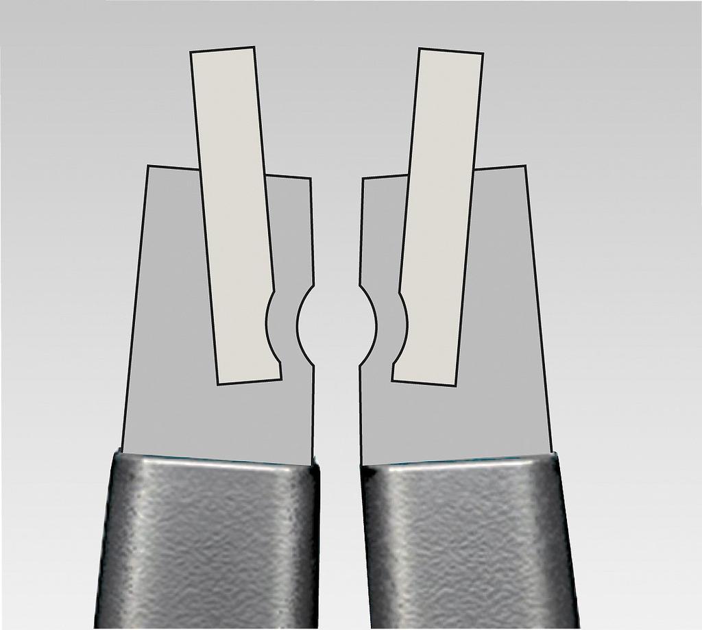 KNIPEX Precision Snap Ring Pliers for Curved Shafts, (SB) 4921-A01