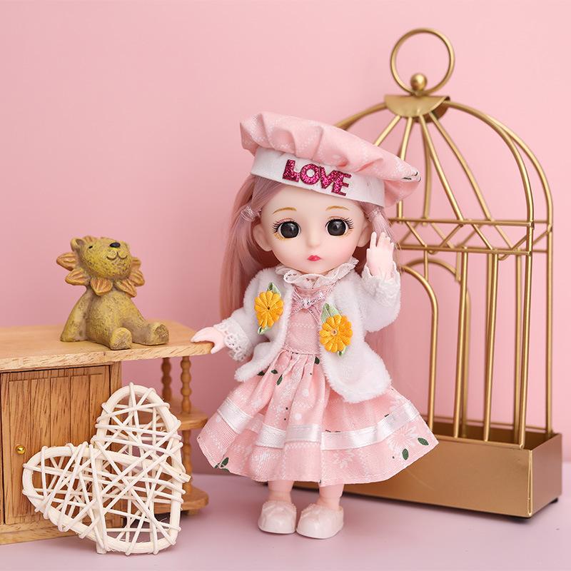 Mini Trumpet Princess Children Little Girl Simulation Dress Up Play House Birthday Gift