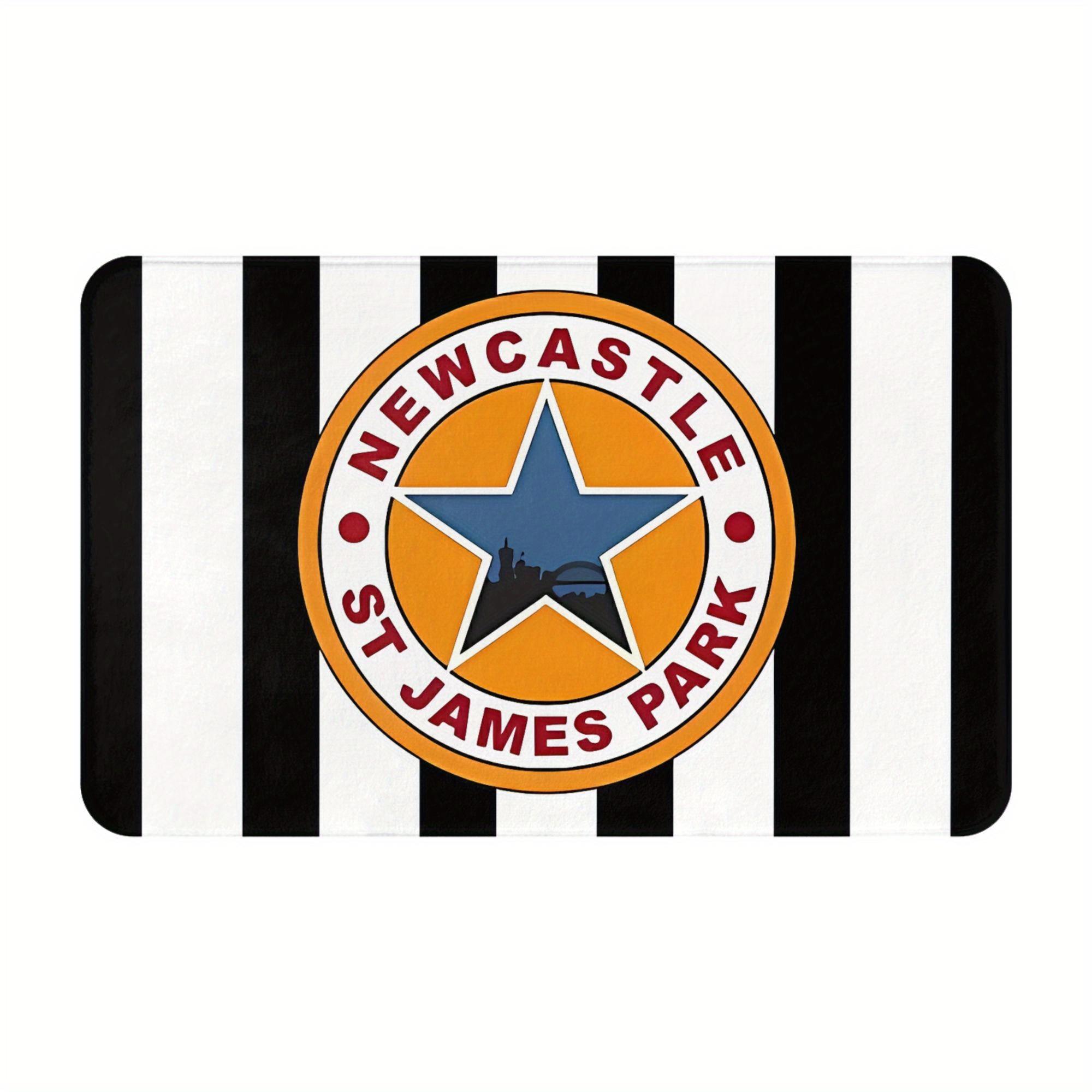 

VIKAMA NEWCASTLE ST JAMES PARK Carpet Black And White Striped Floor Mat Doormat Rug For Bedroom Cute Carpet For Living Room Home 40X60CM (1.3X2FT