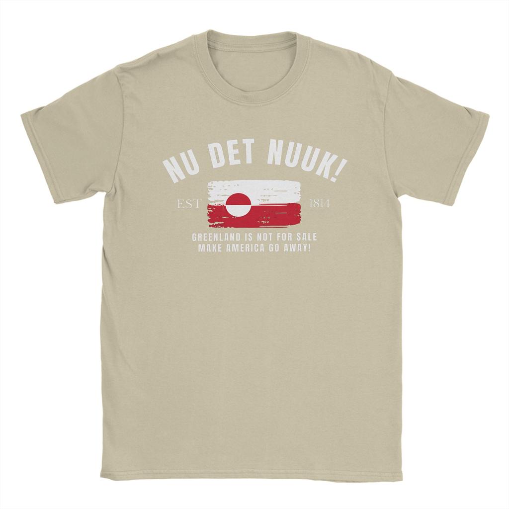 NuDetNuuk Greenland 100 Cotton T Shirt For Man Summer Streetwear T Shirts O Neck Popular Tee Shirt Oversized Clothes