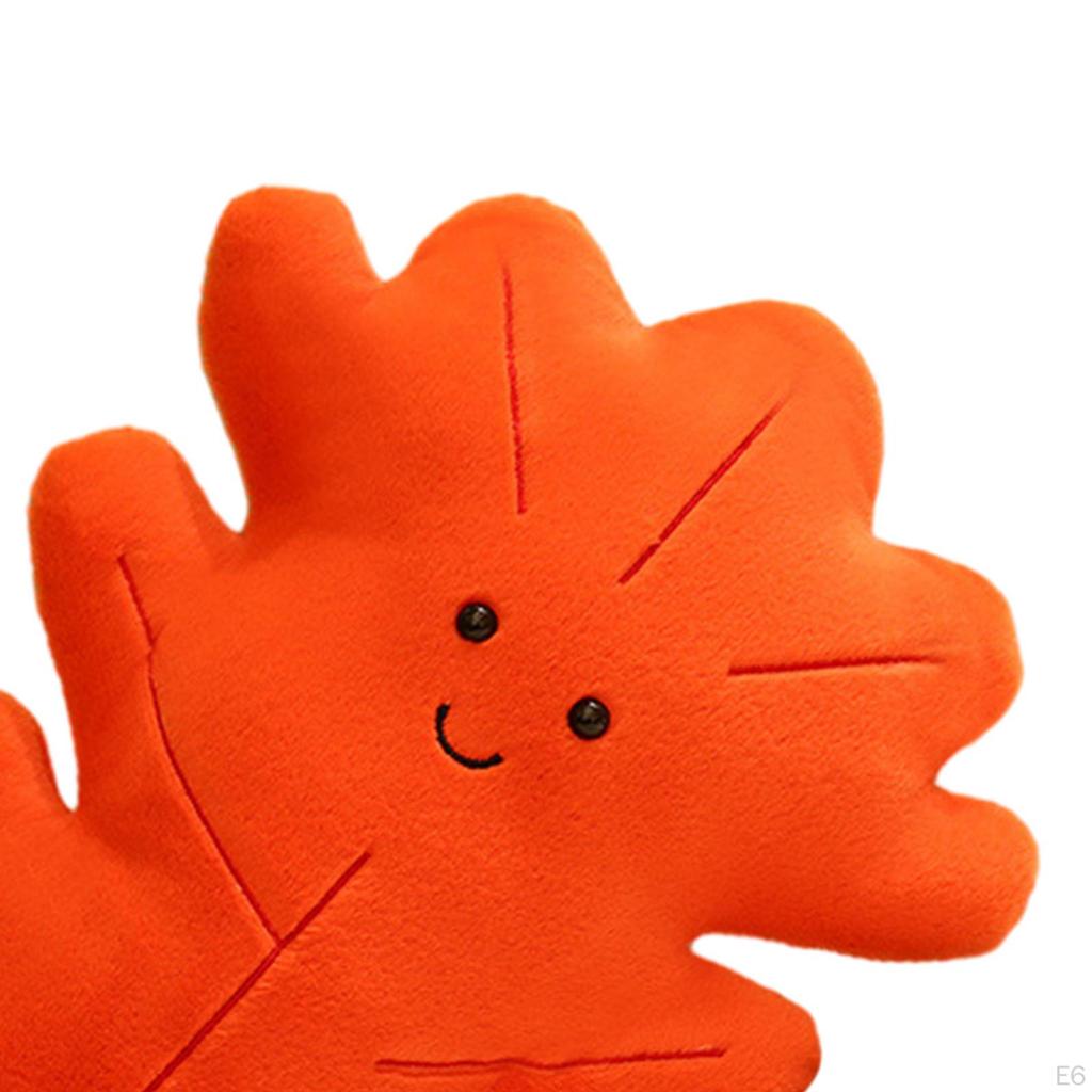 3D Leaf Plush Pillow Back Cushion Creative Housewarming Gift Cute Decorative Throw Stuffed