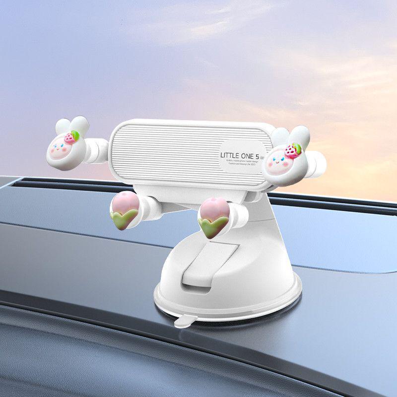 Electric Tricycle Anti-Shake Phone Holder with Dashboard Suction Mount