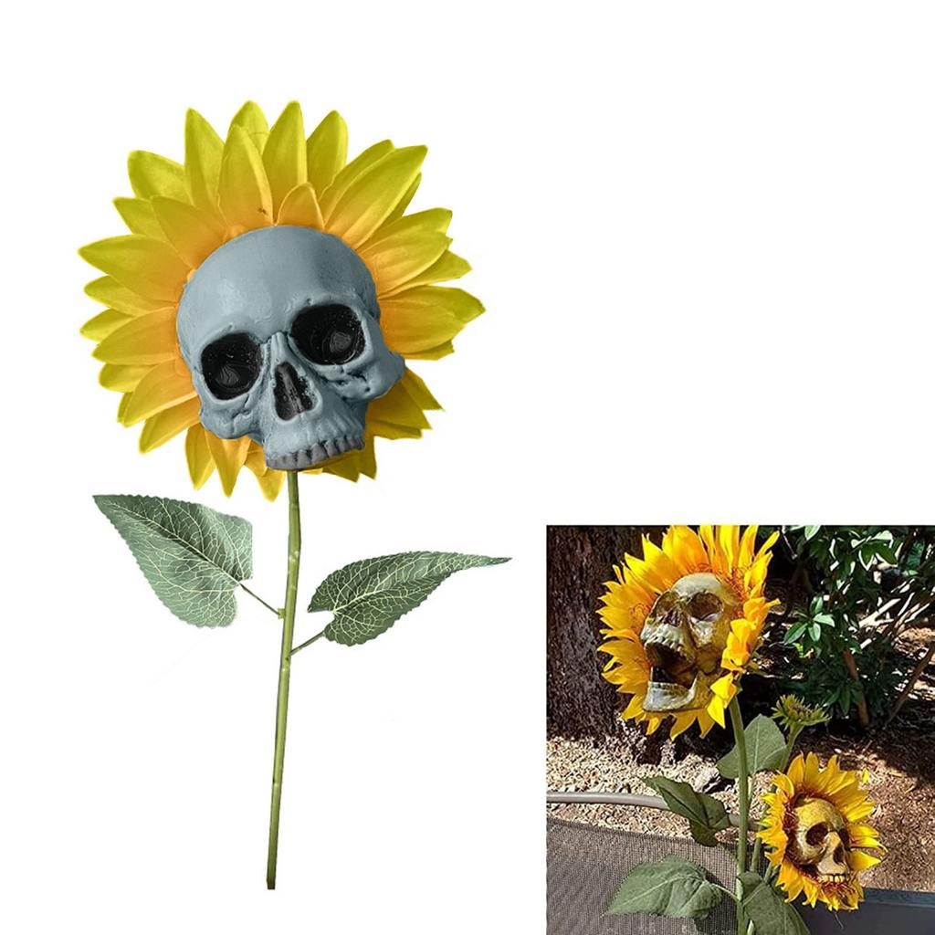 Kopf Simulation Sonnenblumen Garten Dekoration Terrasse Hof Dekoration