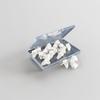 140 Pcs Transparent Laminate Support Baffle Nails - Ideal for Cabinet Laminate Support & Furniture Hardware Assembly