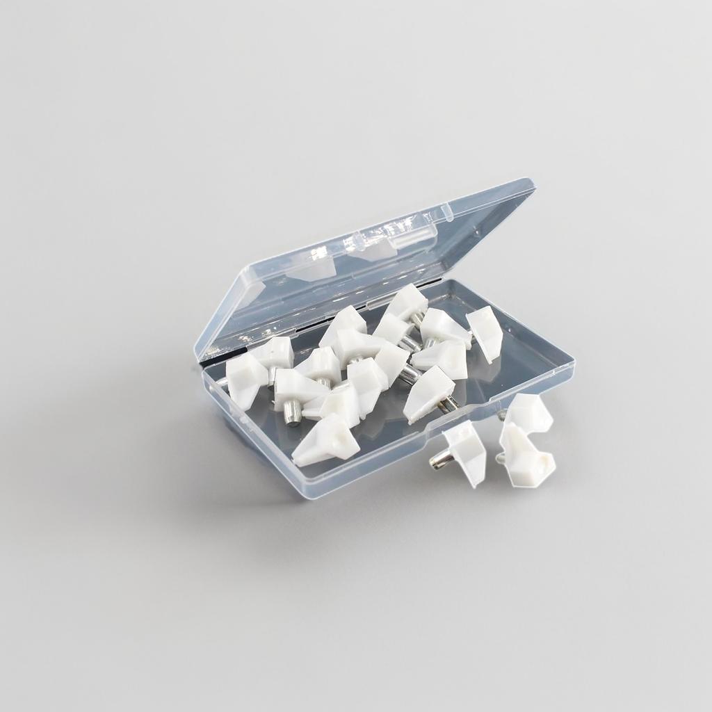 140 Pcs Transparent Laminate Support Baffle Nails - Ideal for Cabinet Laminate Support & Furniture Hardware Assembly