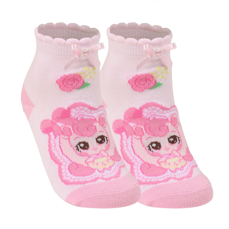 Catch! Tiniping Princess Ribbon Rose Short Socks 4-Piece Set