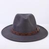 Popular European and American Classic Simple Flat-brimmed Top Hat Men's and Women's Fashionable and Elegant Versatile Jazz Hat Top Hat