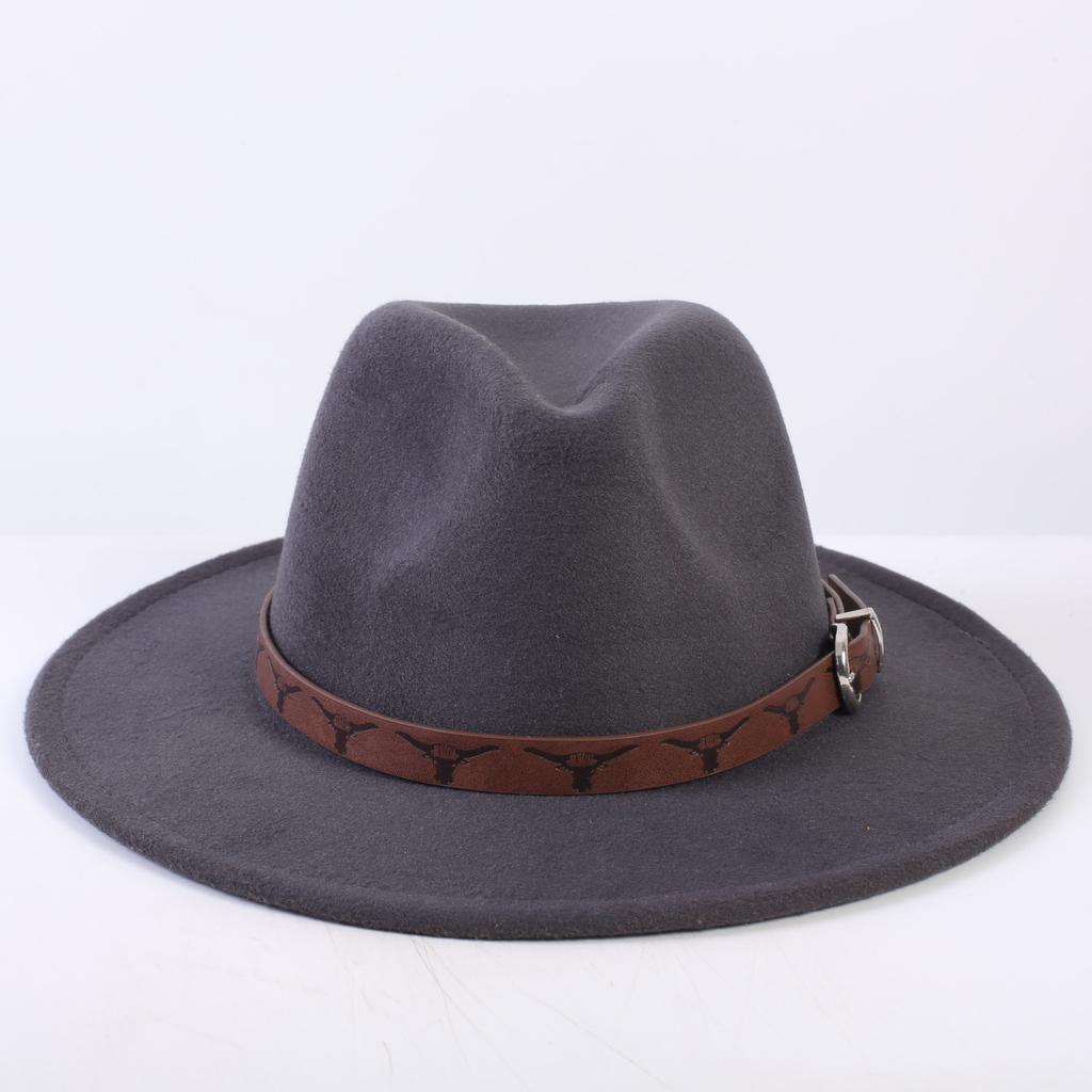 Popular European and American Classic Simple Flat-brimmed Top Hat Men's and Women's Fashionable and Elegant Versatile Jazz Hat Top Hat