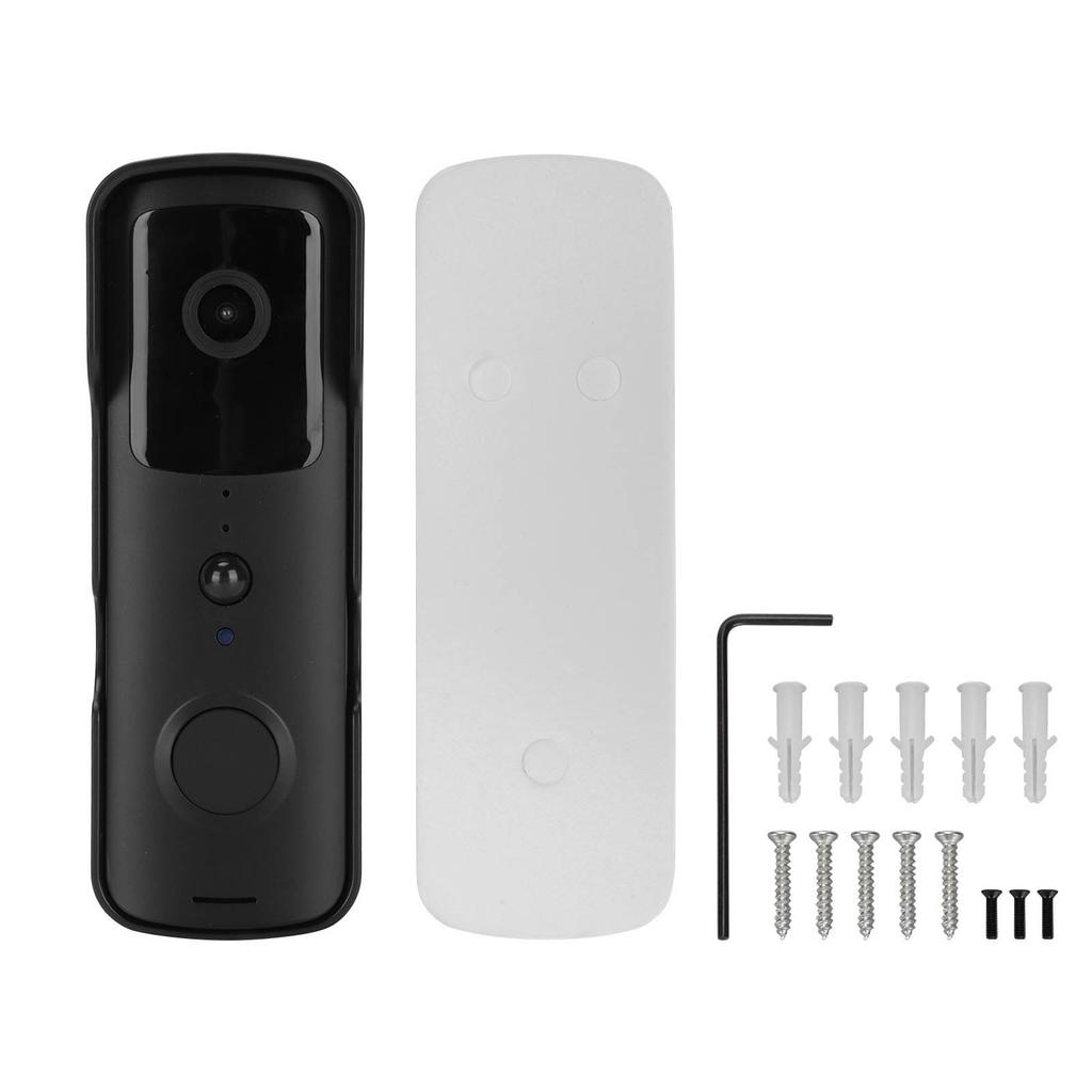 V30S Smart WIFI Video Doorbell 1080P Night Vision HD Motion Detection Doorbell for Home Black