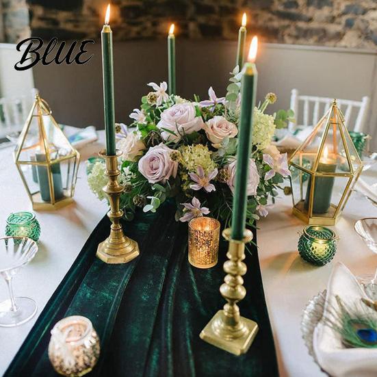 Burgundy Velvet Table Runner Christmas Runner Atrovirens 120 x 29 Wedding Reception Linens Inch Holiday for Weddings Parties Long Decoration