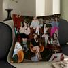 Fromis_9 Kpop Style Girl Office Cushion Pillowcase Car Cushion Cover45X45Cm Lumbar Pillowcase Sofa Pillowcover