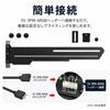 Support Universel pour Carte Vidéo Novonest Support GPU avec Fonction LED ARGB, SYNC Carte Mère 5V 3PIN [GS05ARG]