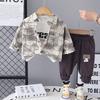 Kids Casual Long-Sleeve Set, Comfortable Daily Wear Outfits