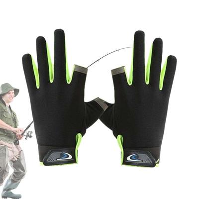 UV Protection Gloves Breathable Elastic Sunscreen Gloves Non-Slip Grip Comfortable Fishing Accessories Sun Gloves Mesh For