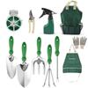 Garden Tool Set Outdoor Heavy Duty Gardening Work Set with Ergonomic Handle Garden Planting Tools Set 11 Piece