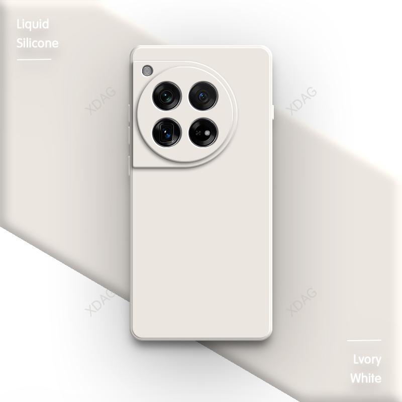Αρχική Μαλακή Θήκη Κινητού για OnePlus 12 12R 5G Funda Τετράγωνη Αντικραδασμική Υγρή Σιλικόνη Προστασία Κάμερας Υψηλής Ποιότητας Πίσω Κάλυμμα