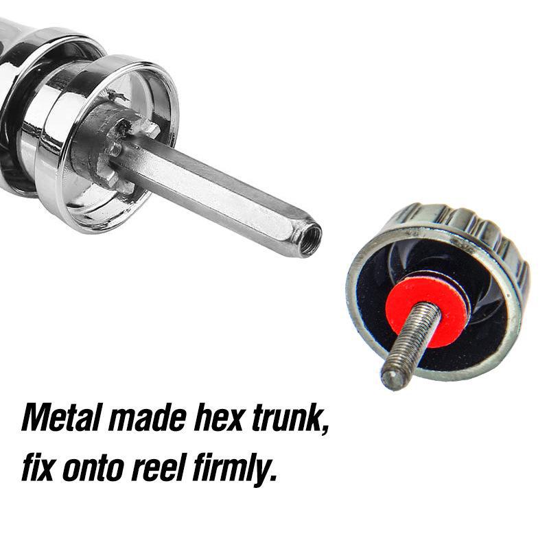 Manovella in Metallo CNC per Mulinello da Pesca con Impugnatura in EVA, Accessori per Mulinello da Spinning per una Rotazione Fluida.