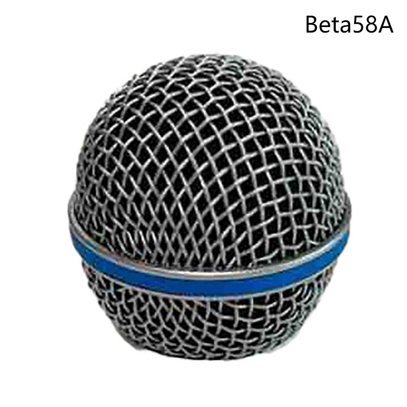 Microphone Replacement Head Steel For Sm58 Q7 Mesh Handheld Microphone Grill Mesh Head Fits Shure Beta 58A
