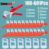 Tile Leveling System Laying Level Wedges Locator Spacers Flooring Wall Level Alignment Spacers Leveler for Tile Adjustment Tool