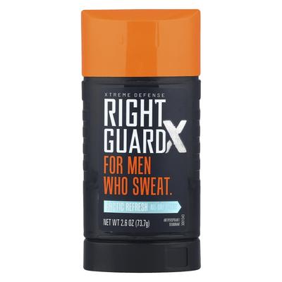 Right Guard, X Extreme Defense, Antiperspirant/Deodorant, Arctic Refresh, 2.6 Oz (73.7 G)