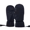 White Adult Double Layer Ski Gloves Winter Snow Gloves With Waterproof & Wear-Resistant With Inner Gloves