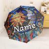 Natureinspired Custom Name Automatic Folding Umbrella Lightweight Retractable Design For Outdoor Adventures And Festive Giftingt20
