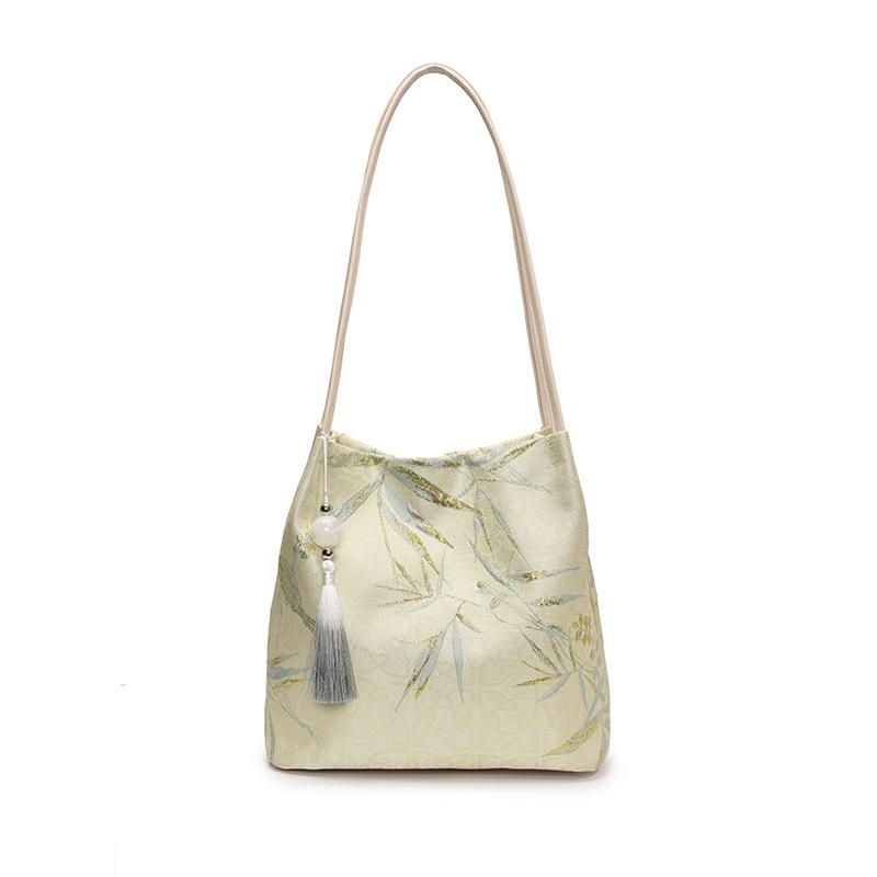 New Chinese Embroidery Single Shoulder Bag Women's Fashion Underarm Hanfu Tote