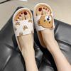 Fashion House Slippers Platform Women Luxury Shoes Slides Pantofle Designer Flat Summer Soft 2025 Flat Shoes Female Slippers Soft Slides
