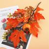 Fall Stems Artificial Fall Picks Berry Pumpkin Branches Decorations with Maple Leaves for Harvest Autumn Thanksgiving
