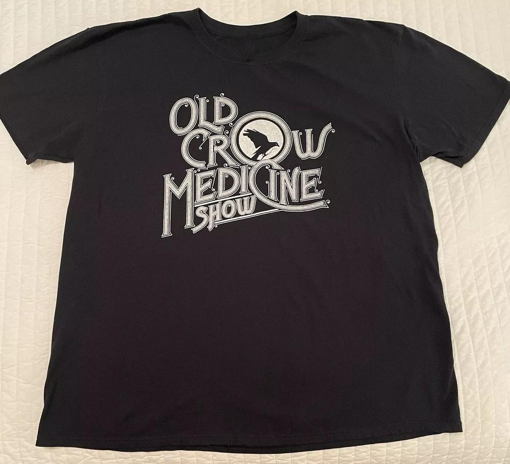 Logo The OLD CROW MEDICINE SHOW Country Jam Music T SHIRT FULL SIZE FN1611 Unisex T-Shirt XXXL 1880₽