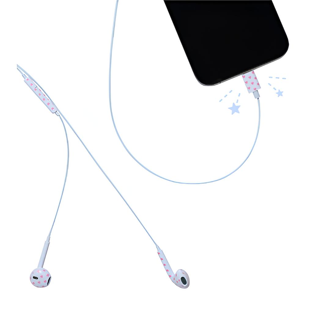 ALMOST BLUE SNOW Earphones C-Type (Renewal Version) IVE REI PICK