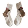 Cartoon Boot Socks for Women Ladies Winter Thick Warm Socks Knitted Wool Socks Thermals Socks Thick Hiking Crew Socks