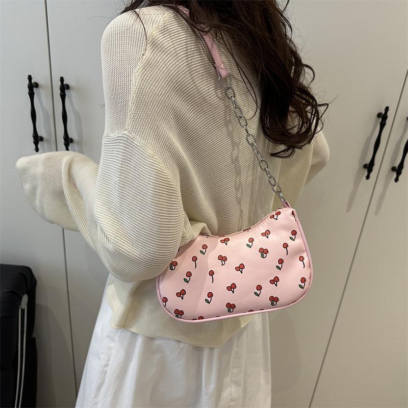 Summer New Fresh Literary Fashion Versatile Sweet Casual Shoulder Bag Casual Simple Handbag