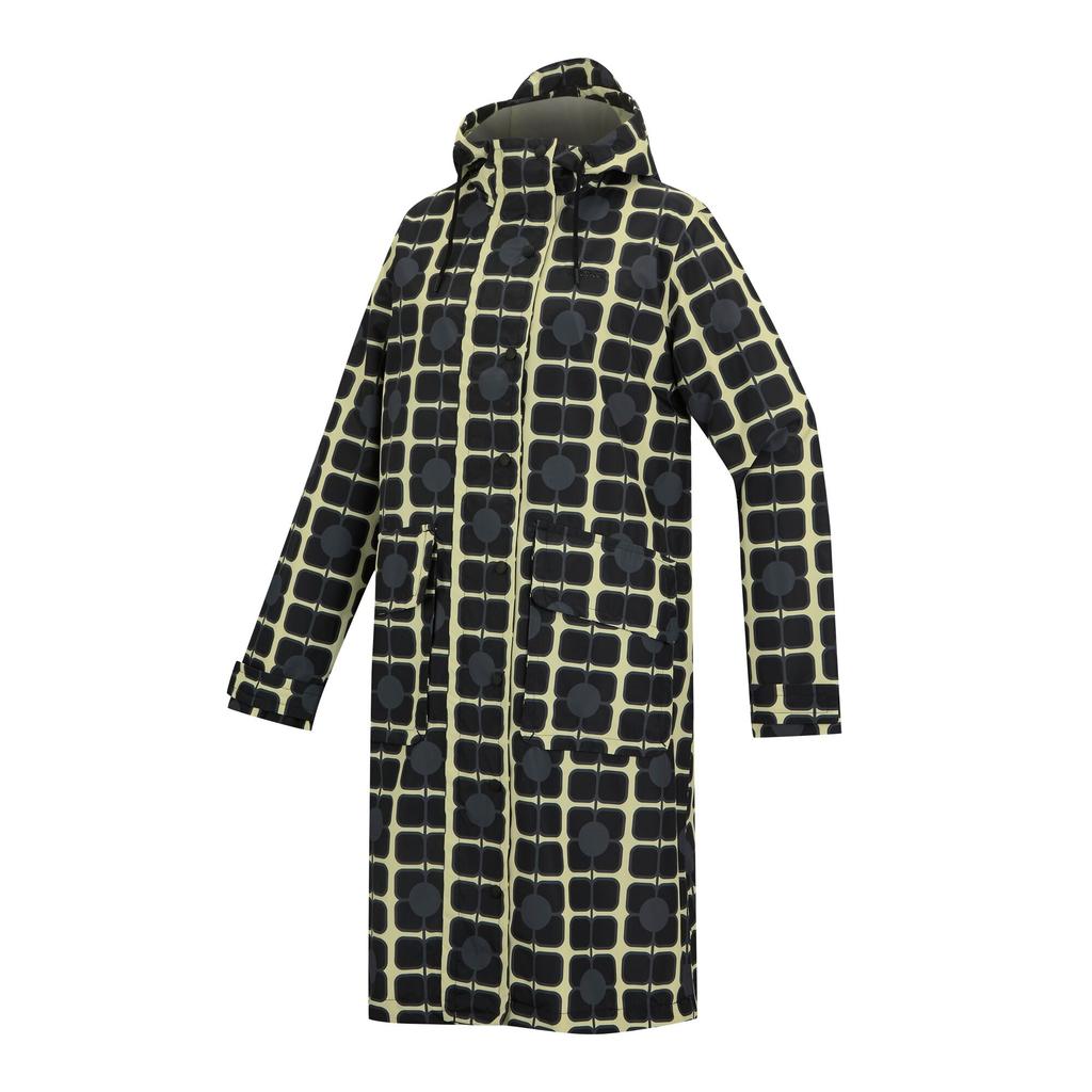 Regatta Womens/Ladies Orla Kiely Poppy Long Length Waterproof Jacket