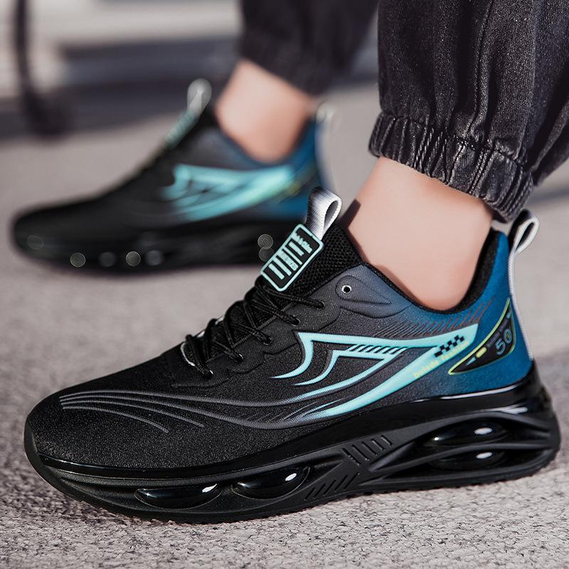 New Sports Men's Shoes, Youth Non-slip and Wear-resistant Running Shoes, Guochao Shock-absorbing Ultra-light Dad Trendy Shoes