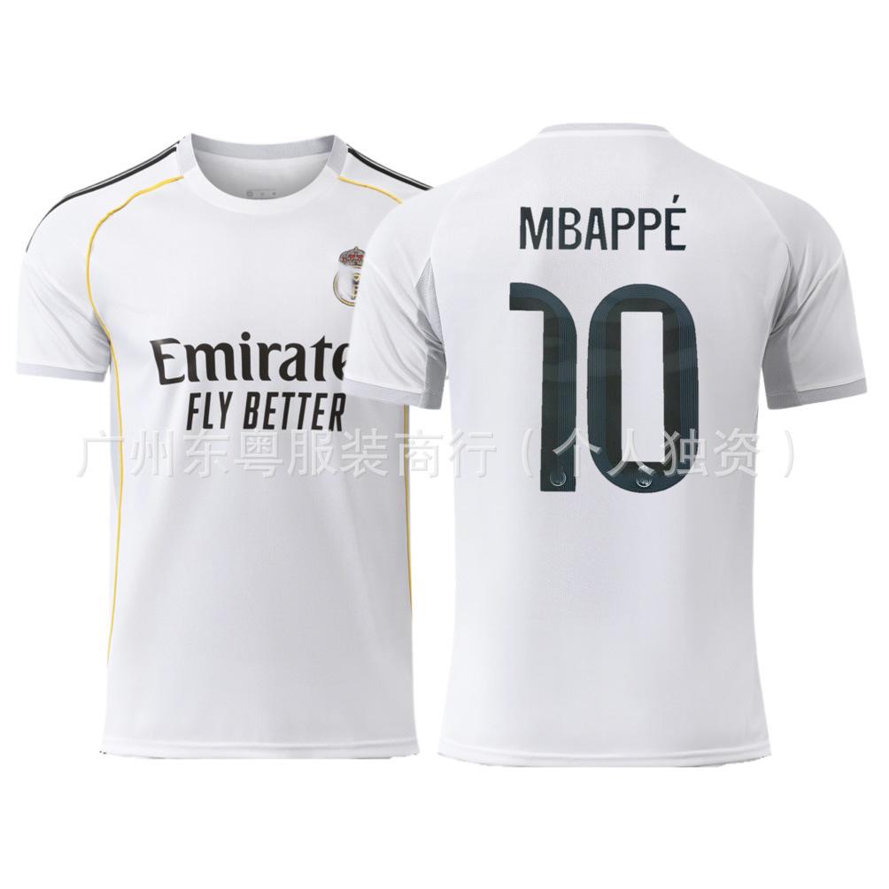 New Real Madrid Mbappe Liv Barcelona Man into Miami Jersey Adult Football Suit Club Short Sleeve Shirt